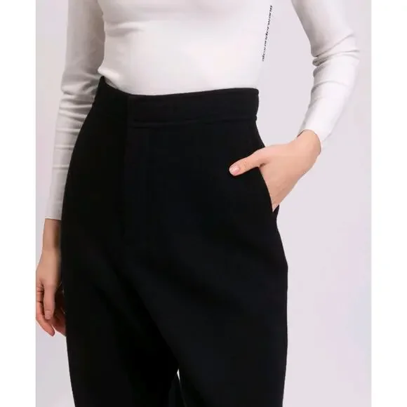 AMI ALEXANDRE MATTIUSSI Cashmere & Wool Heavy Trousers Pants Size 40